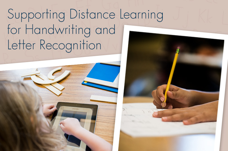 Supporting Handwriting and Letter Recognition at Home