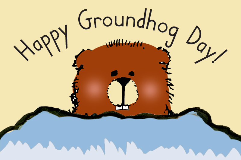 Groundhog Day blog header